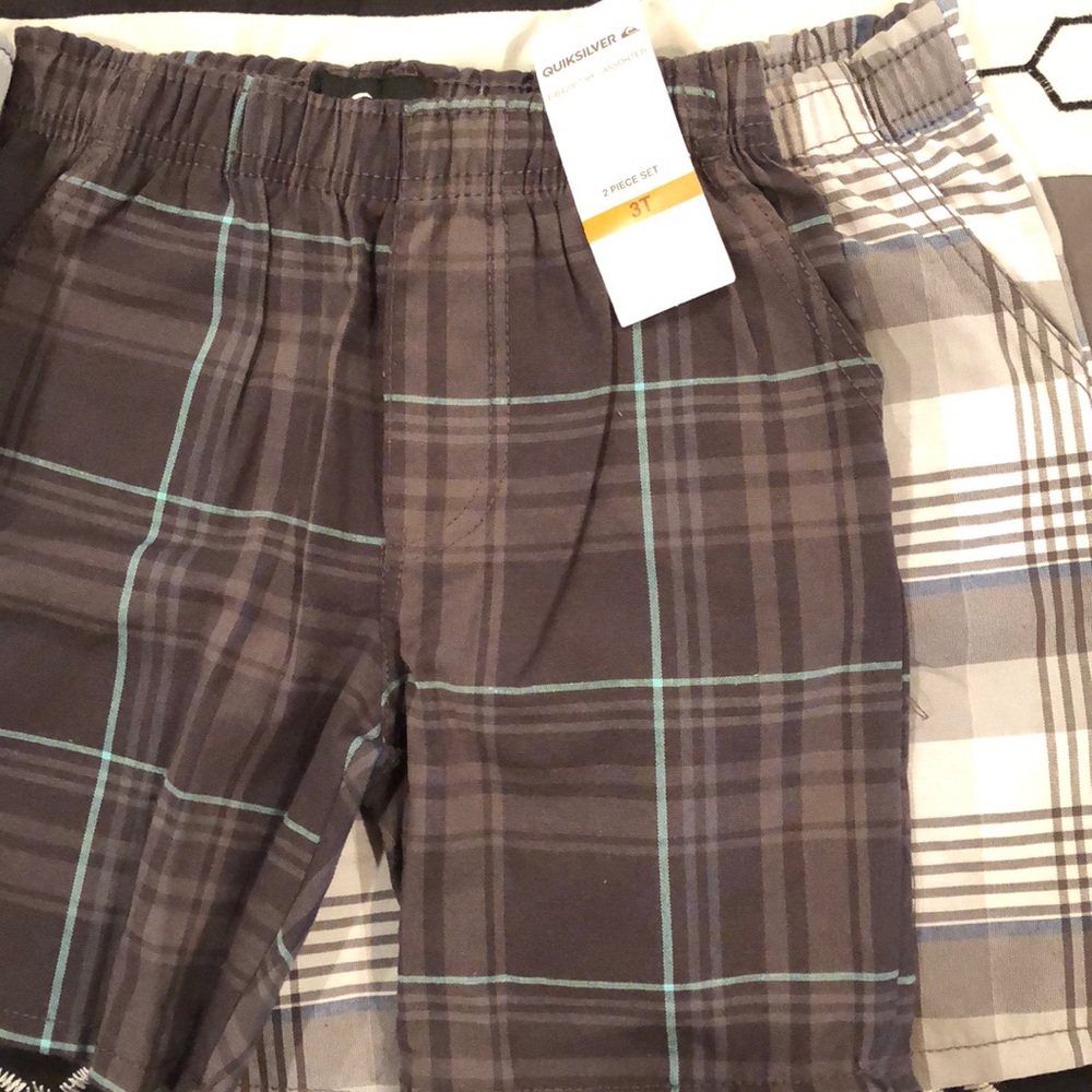 Toddler Boys Quicksilver Shorts - Set of 3 (New) - Picture 3 of 5